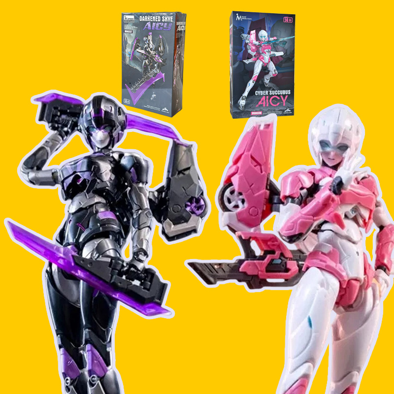 Model Kit Mecha Girl - In Stock M66336 Pink M66337 Dark