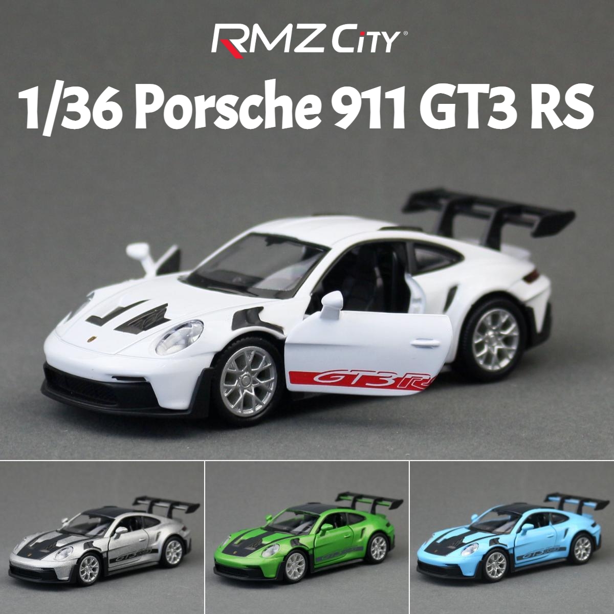 Model Kit Porsche 911 - 1/36 Porsche 911 GT3 RS Toy