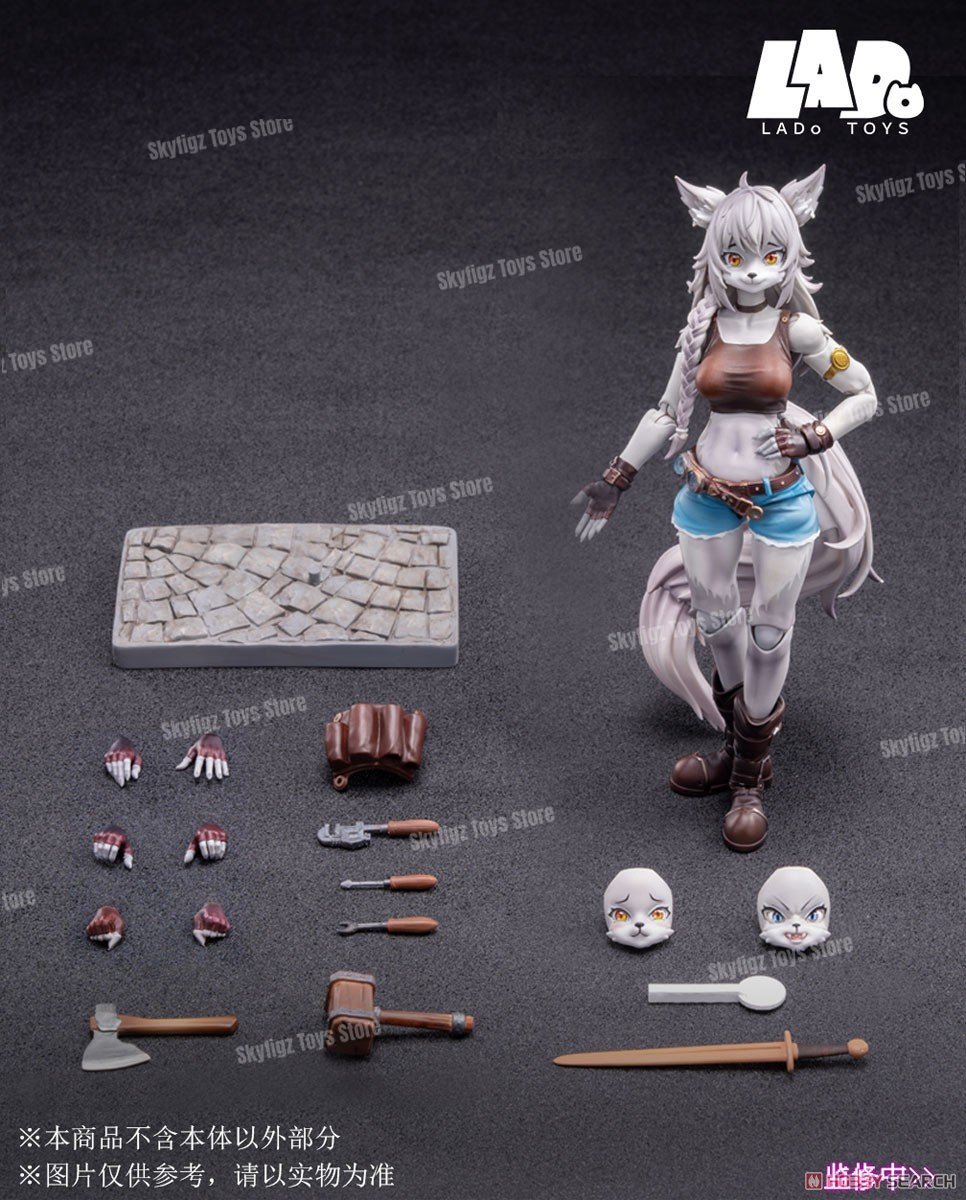 In Stock LADoTOYS Adventure Sq - Model Kit Mecha Girl review and price