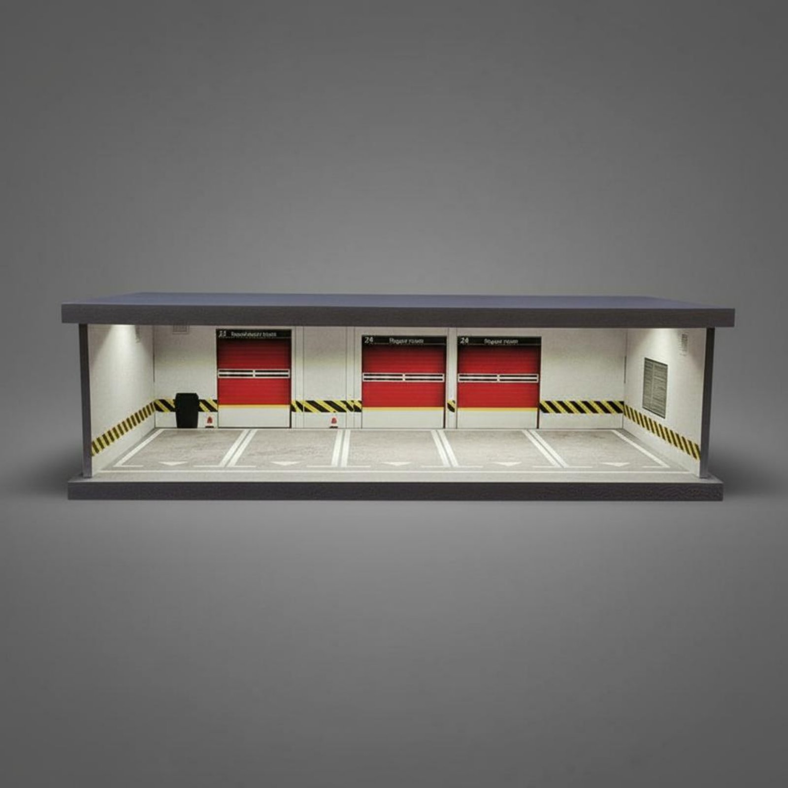 Parking Lot Scene Model Box Un - Model Kit Display review and price