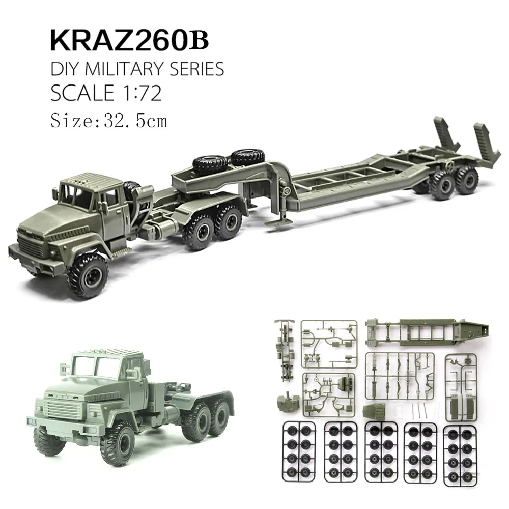 1/72 Ukraine KRAZ260B Semitrai - Model Kit Ukraine review and price
