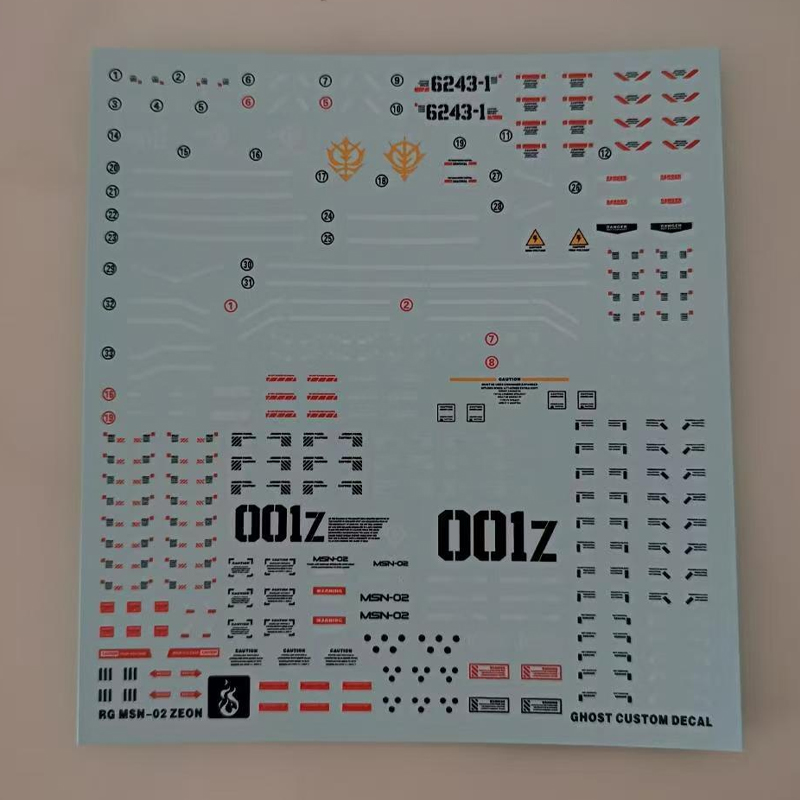 Model Decals for RG 1/144 MSN- - Model Kit Water Decal review and price