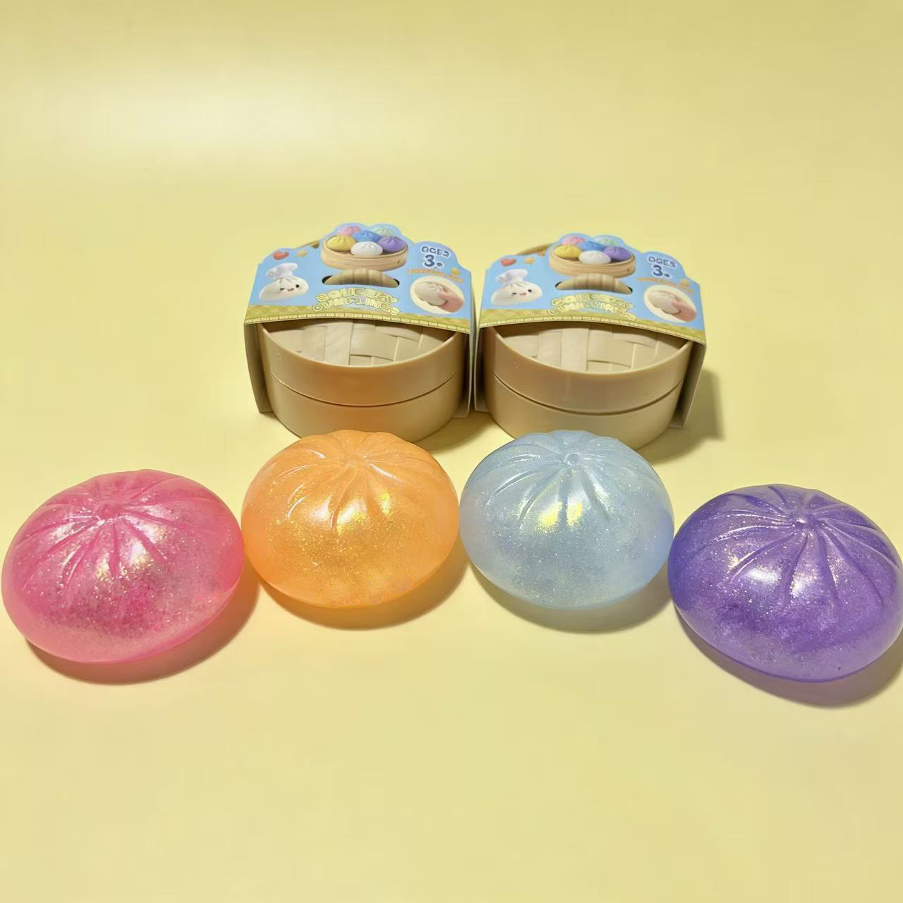 Glitter Dumpling Squishy Bead  - Model Kitchen Set Pvc review and price