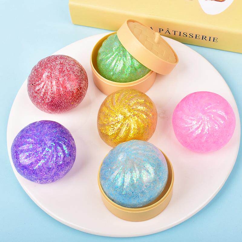 Glitter Dumpling Squishy Bead  - Model Kitchen Set Pvc review and price