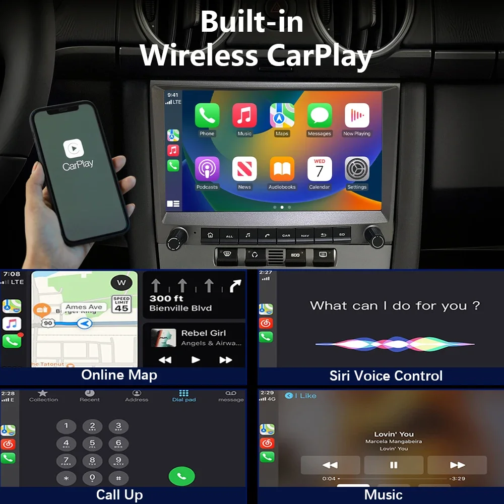 CHSTEK Car Carplay Navigation  - Model Kit Porsche 911 review and price