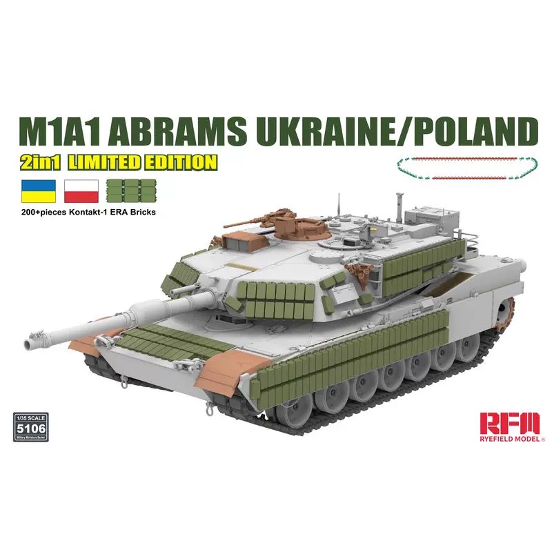Rye Field 5106 1:35 Scale  M1A - Model Kit Ukraine review and price