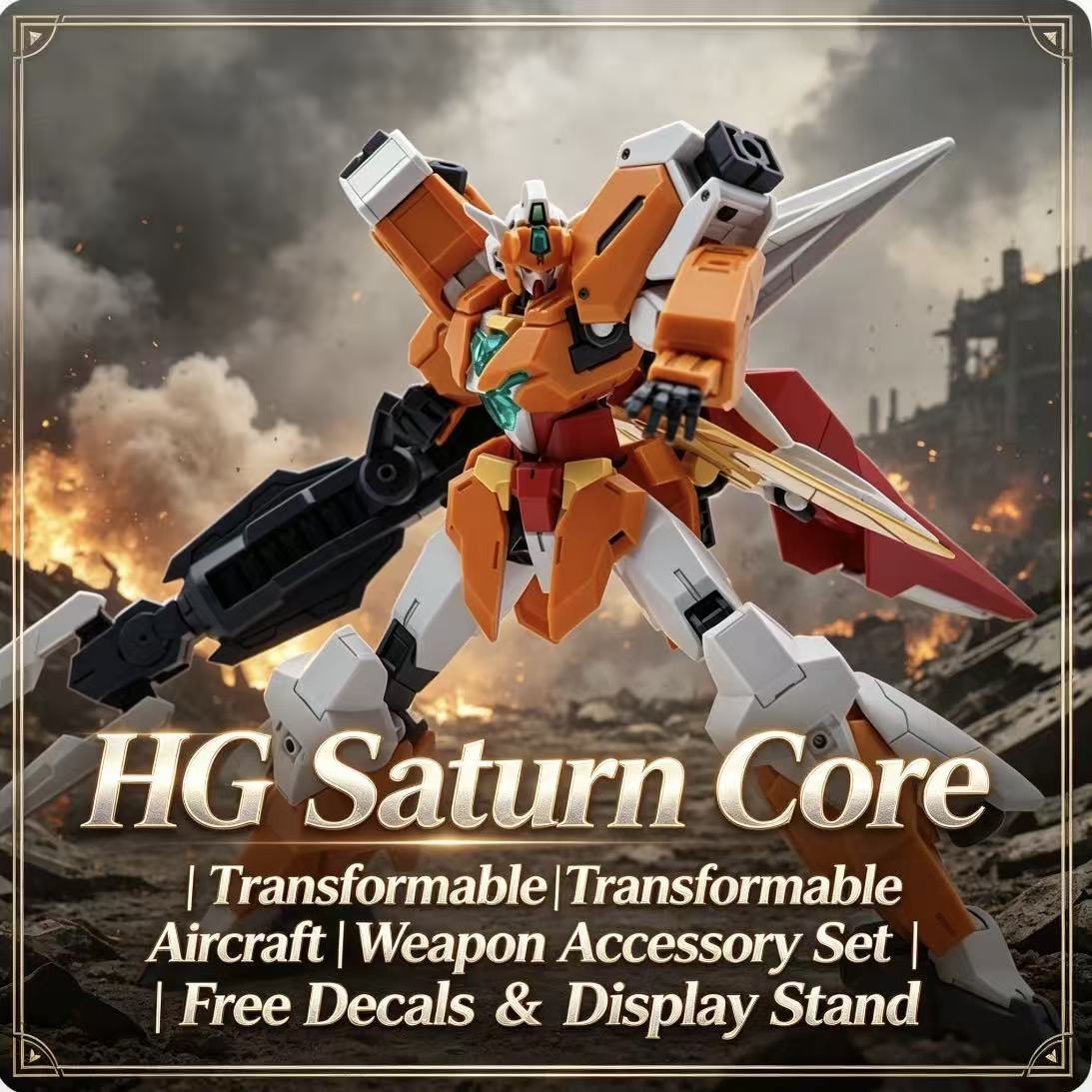 024A HG 1/144 Saturn Core Warr - Model Kit Barbatos review and price