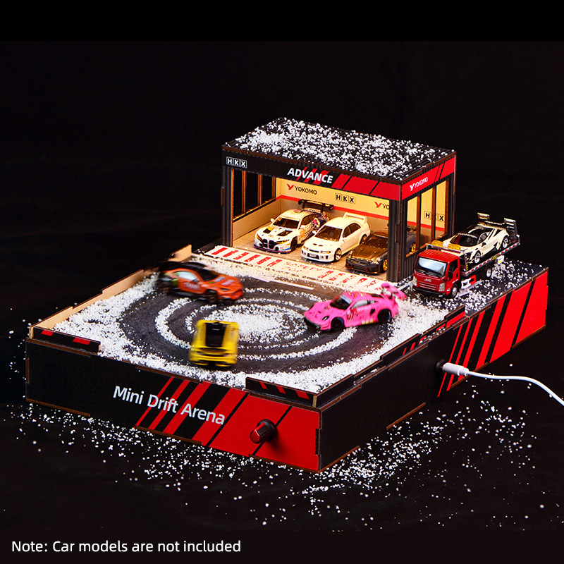 1:64 Scale DIY Drift Track Dio - Model Kit Display review and price
