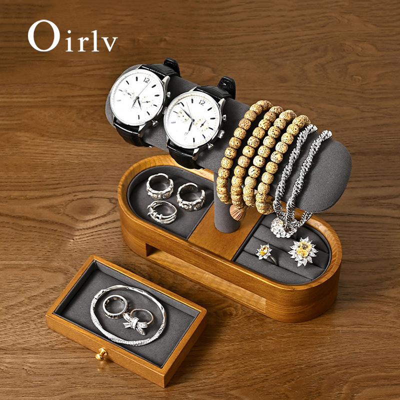 Oirlv Solid Wood Watch Organiz - Model Kit Display review and price