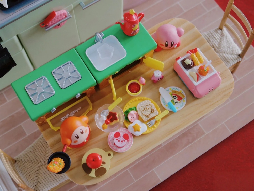 RE-MENT Kirby Kitchen Miniatur - Model Kitchen Set Pvc review and price