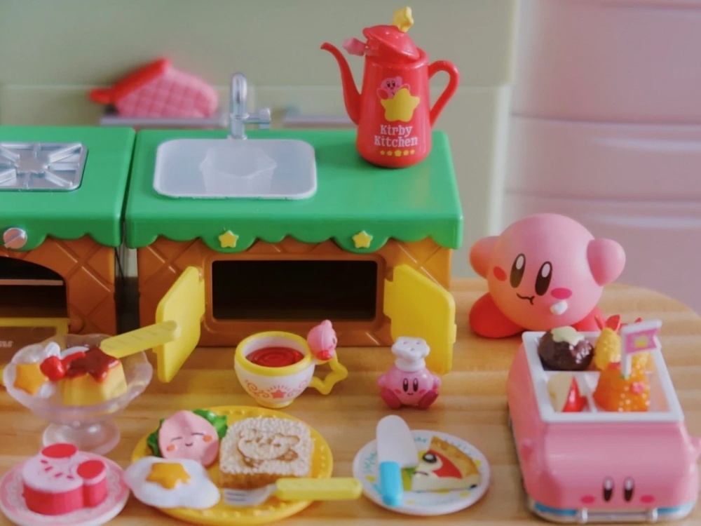 RE-MENT Kirby Kitchen Miniatur - Model Kitchen Set Pvc review and price