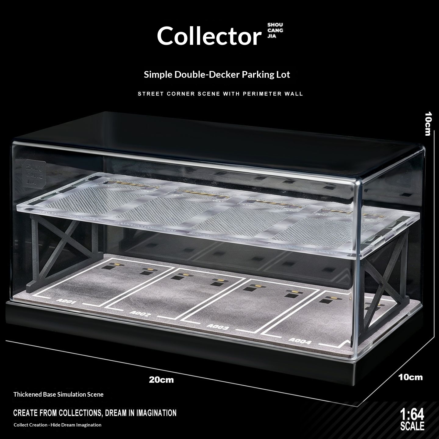 Collector 1:64 Scale Two-Story - Model Kit Display review and price