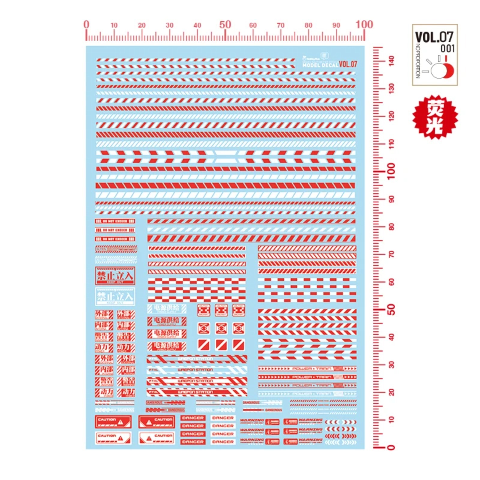 HOBBY MIO VOL7-001~003 Fluores - Model Kit Water Decal review and price