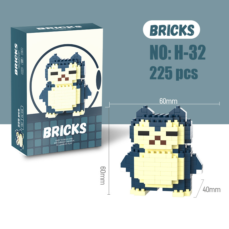 Pokemon Micro Building Blocks  - Model Kit Ikaruga review and price