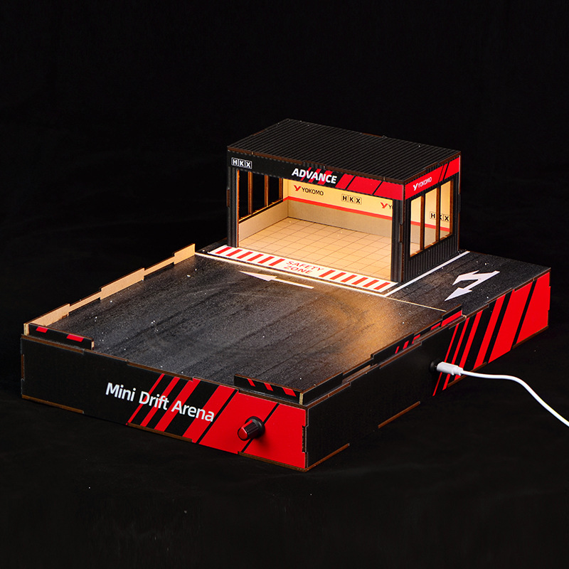 1:64 Scale DIY Drift Track Dio - Model Kit Display review and price