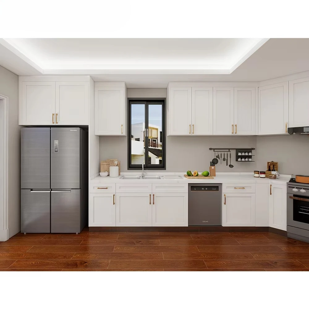 Full set of white cabinets mod - Model Kitchen Set Aluminium review and price