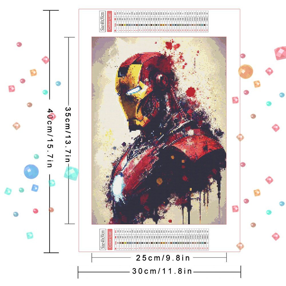 Marvel DIY Diamond Painting Se - Model Kit Iron Man review and price