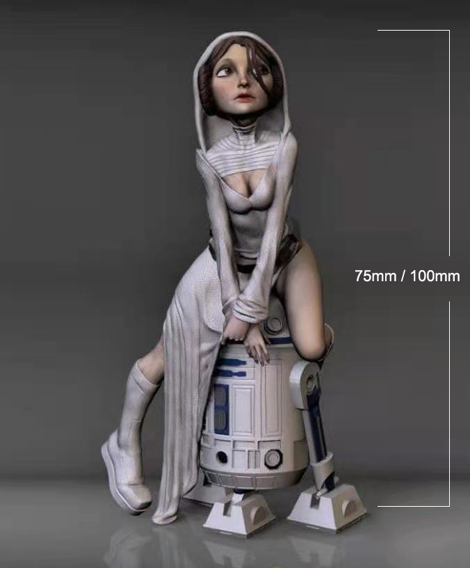 1/24 75mm 1/18 100mm Resin Mod - Model Kit Mecha Girl review and price