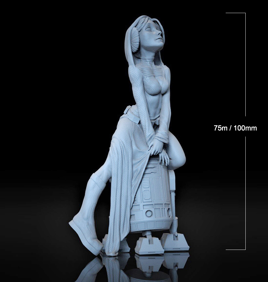 1/24 75mm 1/18 100mm Resin Mod - Model Kit Mecha Girl review and price