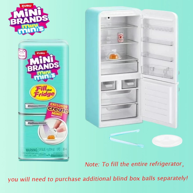 ZURU Mini Brands Mini Fridge S - Model Kitchen Set Pvc review and price