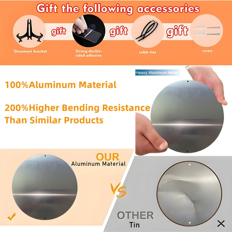 Round Metal Aluminum Sign, 2D  - Model Kitchen Set Aluminium review and price