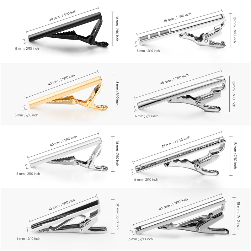 8 PCS Short Tie Clips Set With - Model Kit Iron Man review and price