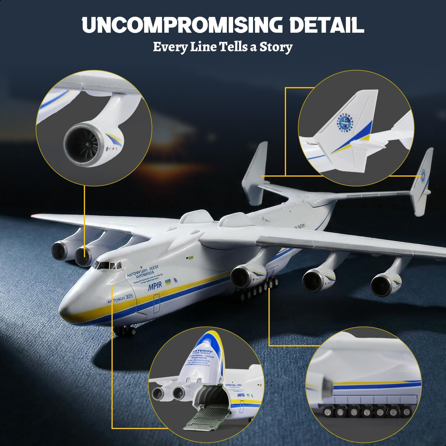 Antonov AN-225 Mriya 1/200 Sca - Model Kit Ukraine review and price