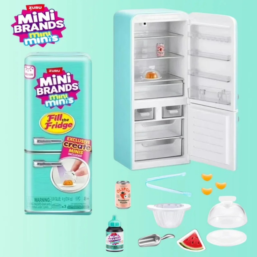 ZURU 5 Surprise Mini Fridge Ba - Model Kitchen Set Pvc review and price