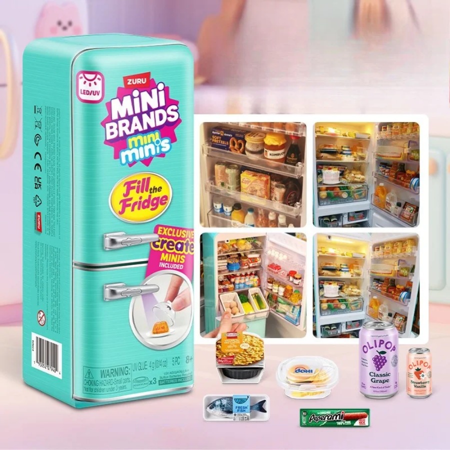 ZURU 5 Surprise Mini Fridge Ba - Model Kitchen Set Pvc review and price