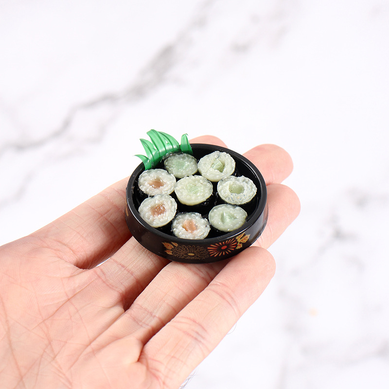 Mini Gold Pattern Sushi Platte - Model Kitchen Set Pvc review and price