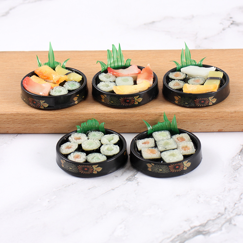 Mini Gold Pattern Sushi Platte - Model Kitchen Set Pvc review and price