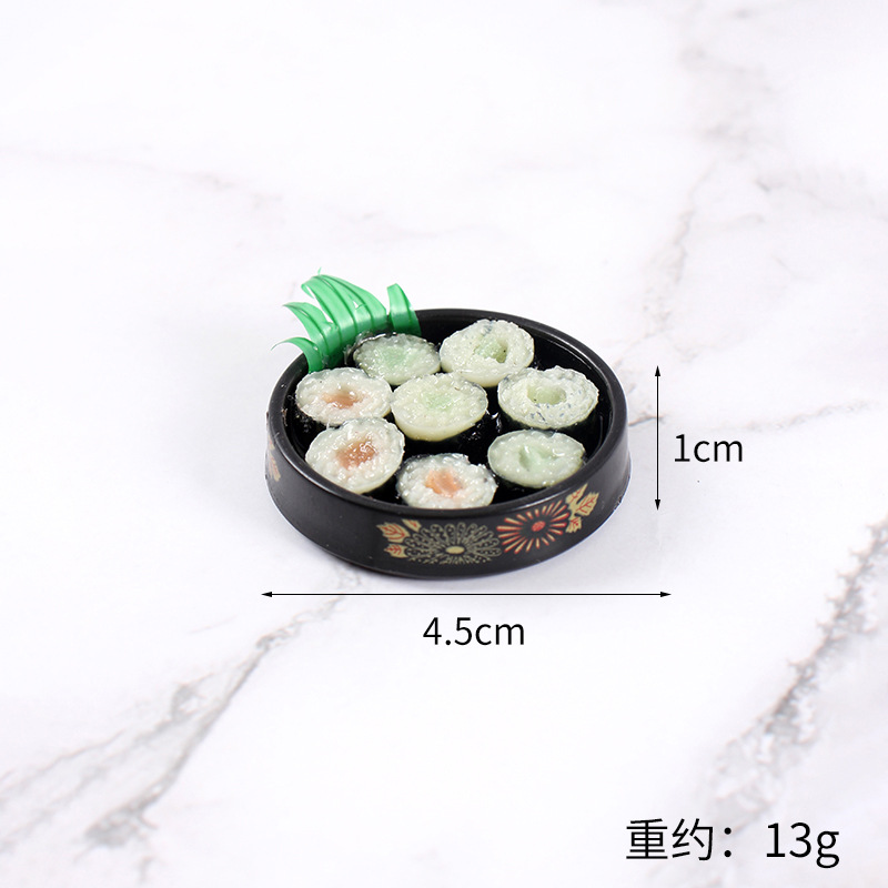 Mini Gold Pattern Sushi Platte - Model Kitchen Set Pvc review and price