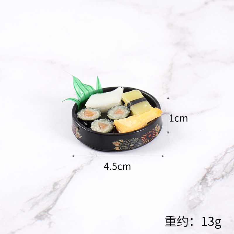 Mini Gold Pattern Sushi Platte - Model Kitchen Set Pvc review and price