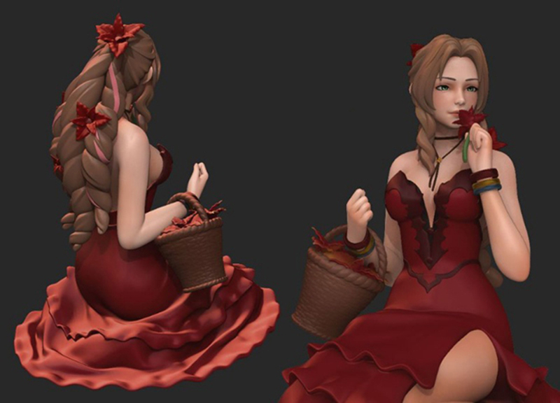 Resin Figure Kit  Aerith Gains - Model Kit Oberon review and price