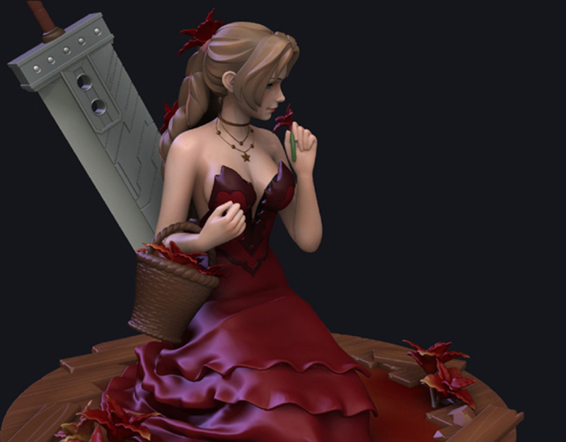 Resin Figure Kit  Aerith Gains - Model Kit Oberon review and price
