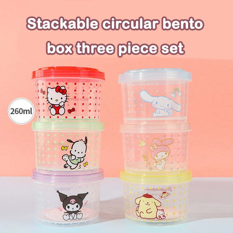 Kitty Bento Box Set 3 Pieces C - Model Kitchen Set Pvc review and price