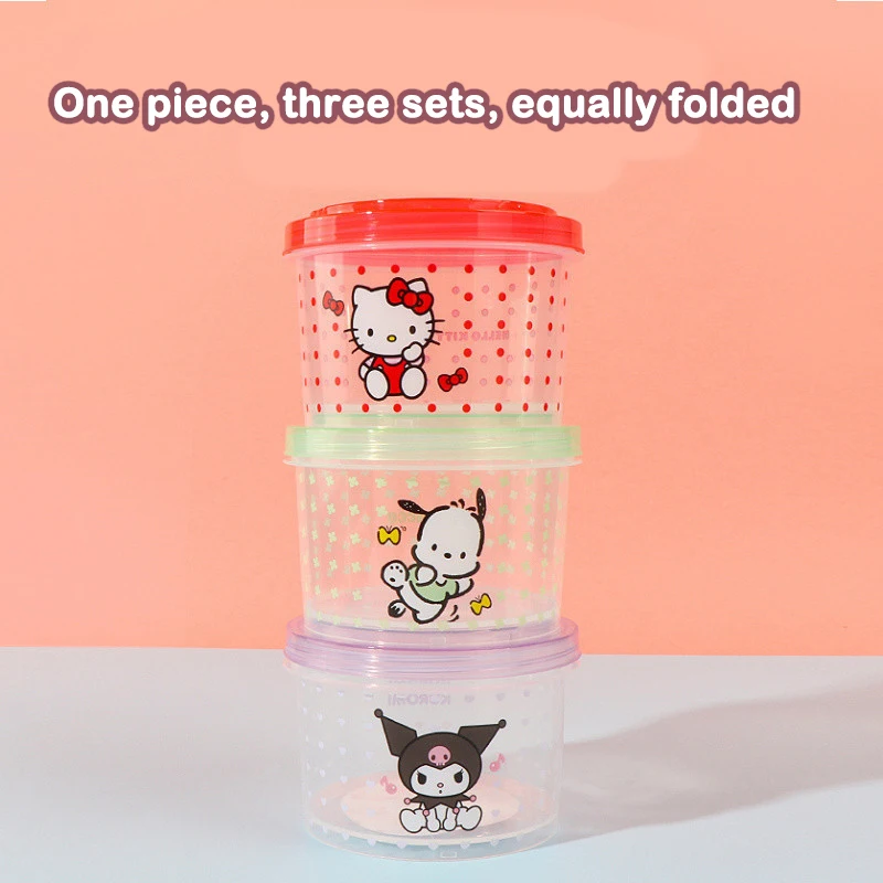 Kitty Bento Box Set 3 Pieces C - Model Kitchen Set Pvc review and price